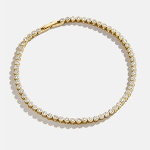 Baublebar Gold Crystal Tennis Bracelet
